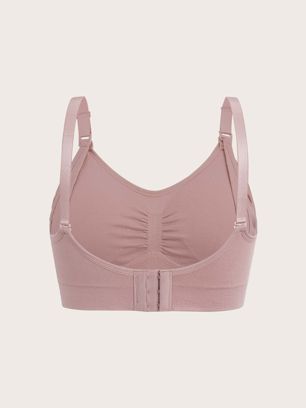 3pcs Maternity Simple Solid Comfort Nursing Bras