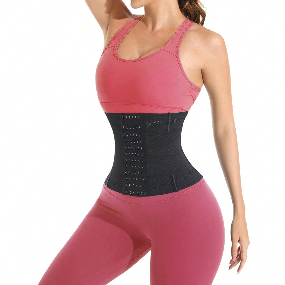 Double Belt Waist Cincher Trainer Slimming Body Shaper Corset Adjustable Shapewear Flat Belly