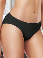 5 Pack Solid Panty Set Women Underwear Comfort Breathable Bikini Panties
