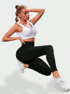 Women's Outdoor Leisure Yoga Tight-Fitting Fitness Running Seamless  Sports Leggings