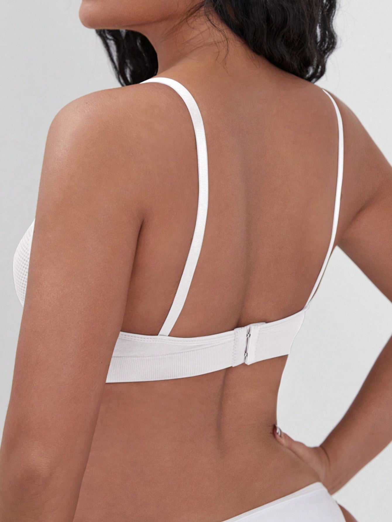 6pcs/Pack Multicolor Wireless Bras For Women With Adjustable Straps, Comfortable Seamless Brassiere Without Padding Or Underwire