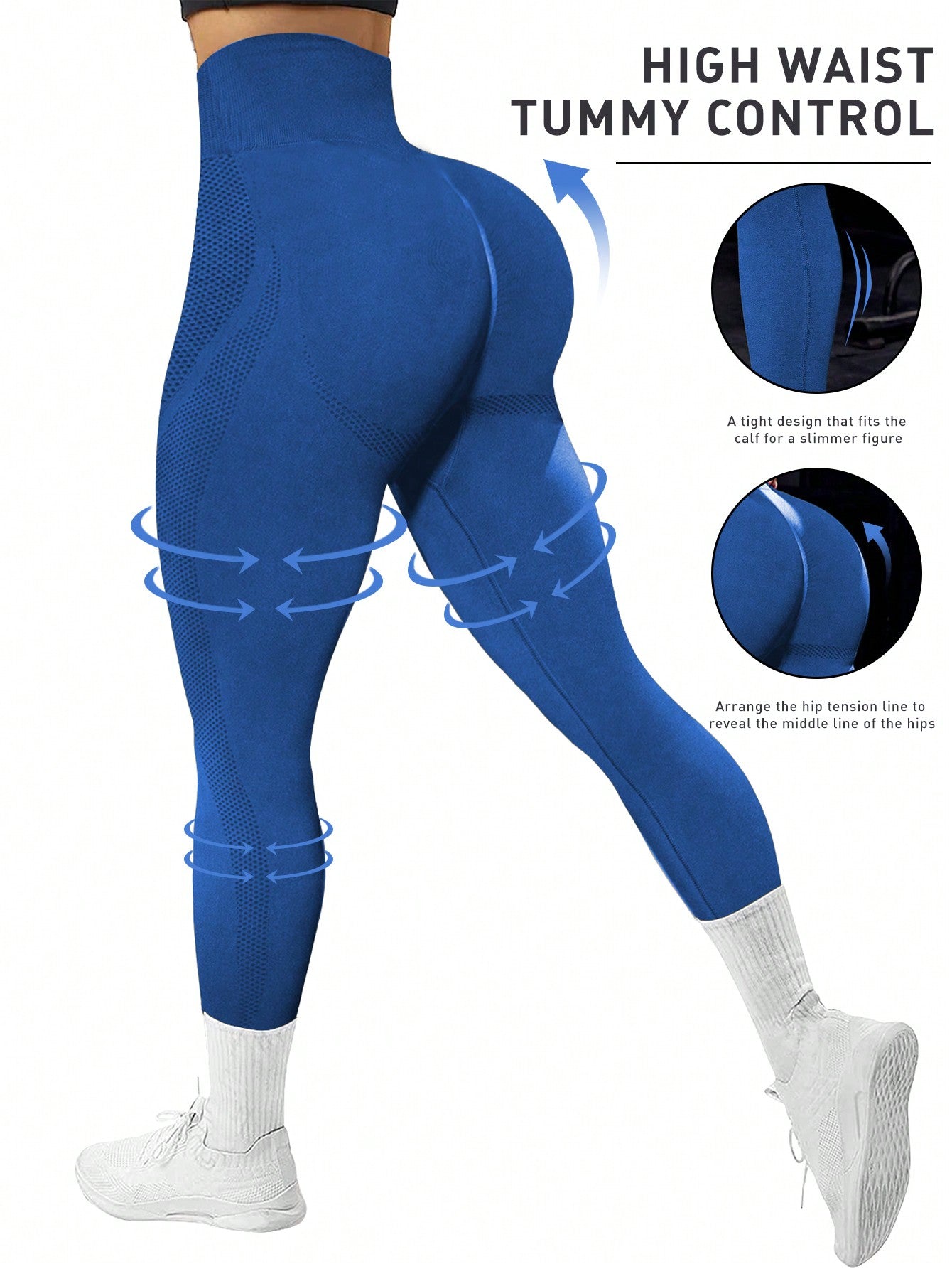 Women's Outdoor Leisure Yoga Tight-Fitting Fitness Running Seamless  Sports Leggings