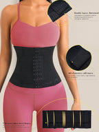 1pc Wrap Waist Trainer Double Belt Body Shaper Corset Shapewear Slimming Sheath Woman Flat Tightens Belly Sheath Waist Trainer Body Shaper