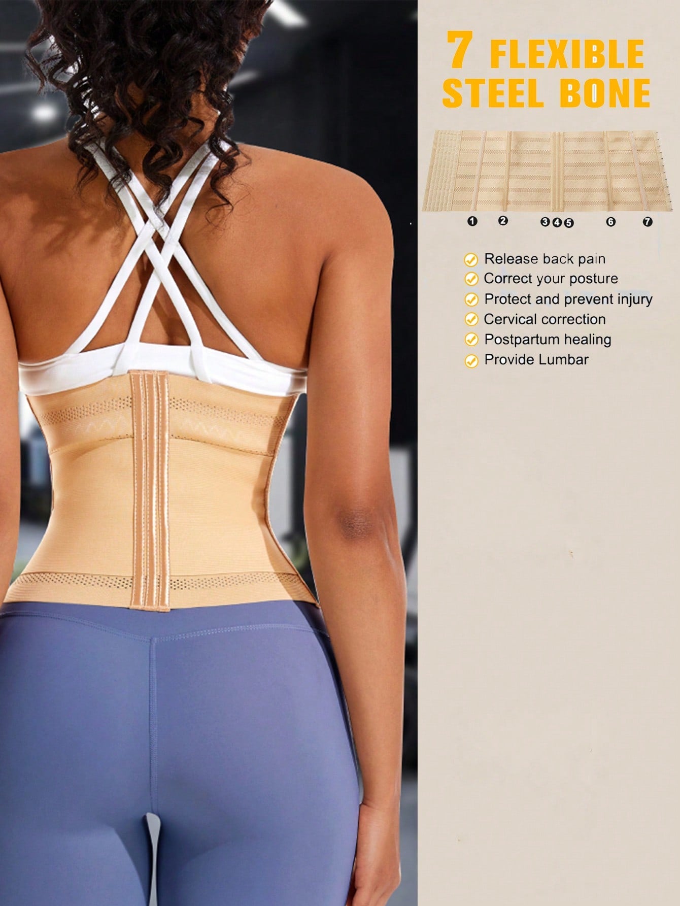 1pc Wrap Waist Trainer Double Belt Body Shaper Corset Shapewear Slimming Sheath Woman Flat Tightens Belly Sheath Waist Trainer Body Shaper