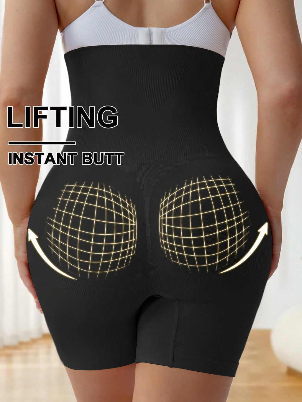 Plus Size High Waist Shaping Panties Seamless Tummy Control Panties Waist Trainer Body Shaper Slimming Sheath Woman Flat Belly Hip Butt Lifter Briefs Panty Shorts Women Underwear Girdle Shapewear