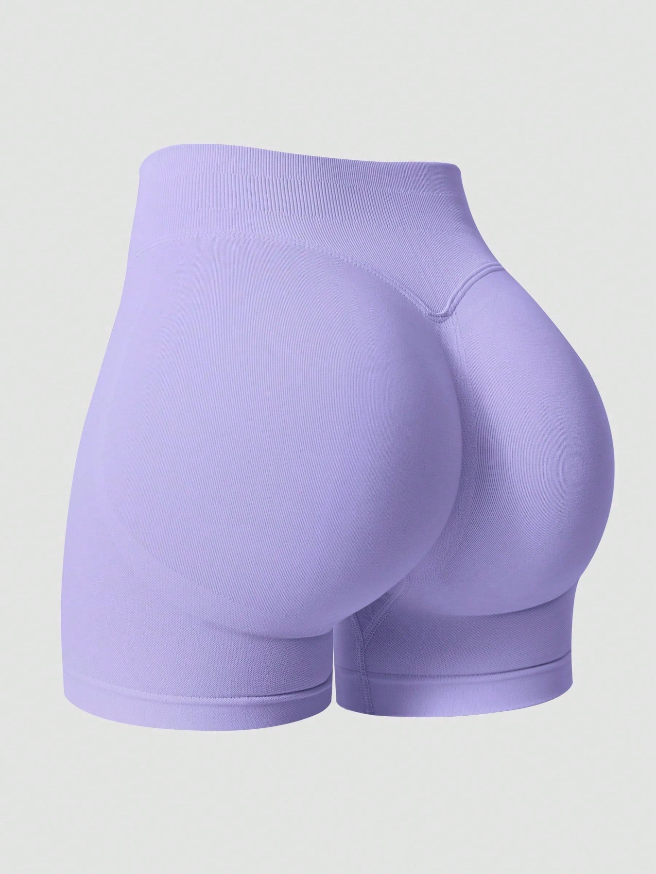 1pc Women's Solid Color Short Fitted Tight Workout Shorts