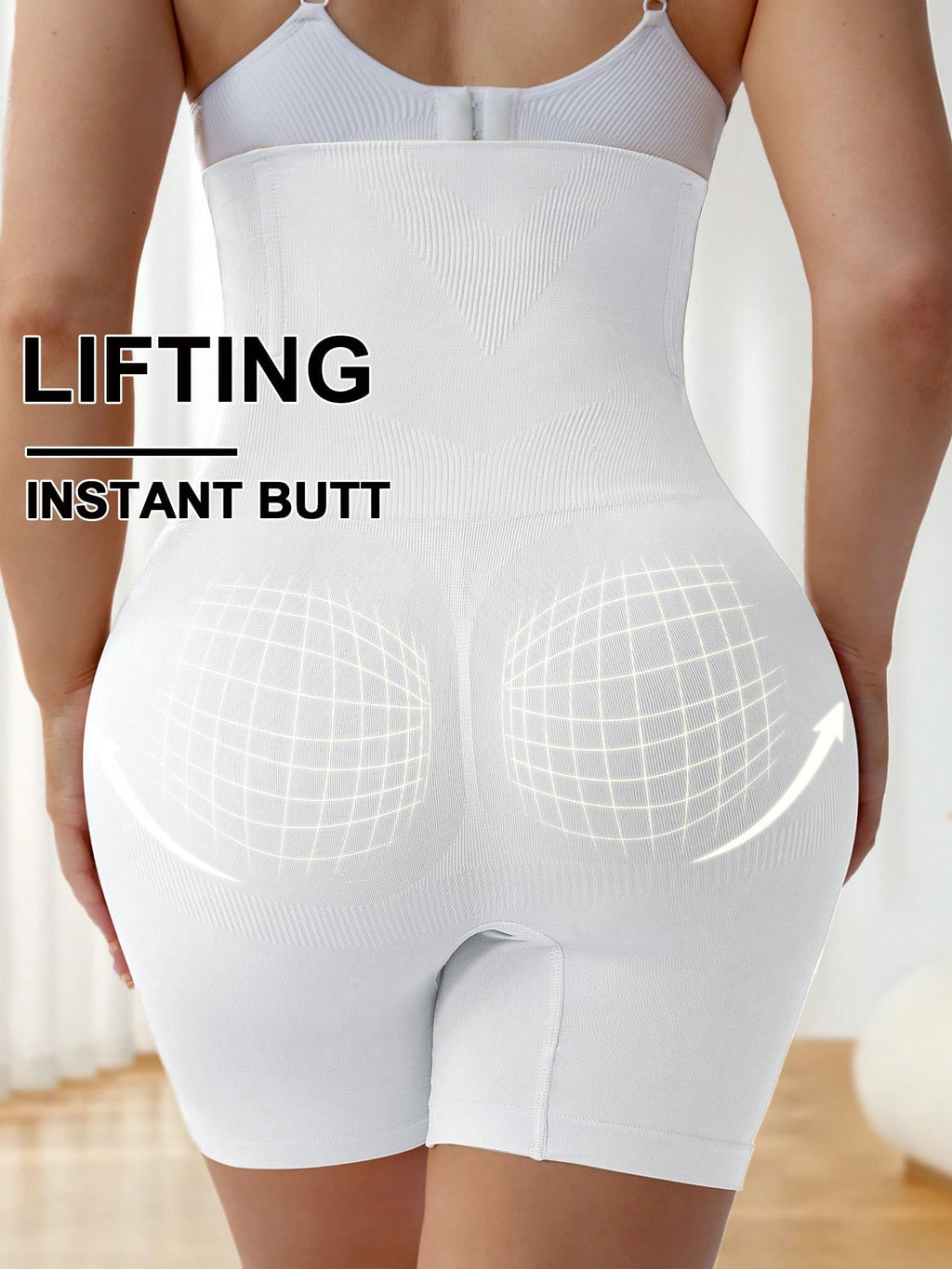 Plus Size High Waist Shaping Panties Seamless Tummy Control Panties Waist Trainer Body Shaper Slimming Sheath Woman Flat Belly Hip Butt Lifter Briefs Panty Shorts Women Underwear Girdle Shapewear