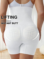Plus Size High Waist Shaping Panties Seamless Tummy Control Panties Waist Trainer Body Shaper Slimming Sheath Woman Flat Belly Hip Butt Lifter Briefs Panty Shorts Women Underwear Girdle Shapewear