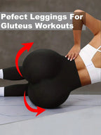Women High Waist Long Workout Leggings, Summer Sports Casual Pants, Cinched Waist Lifting Yoga Trousers, Firm Abdominal Control Base Layer Pants