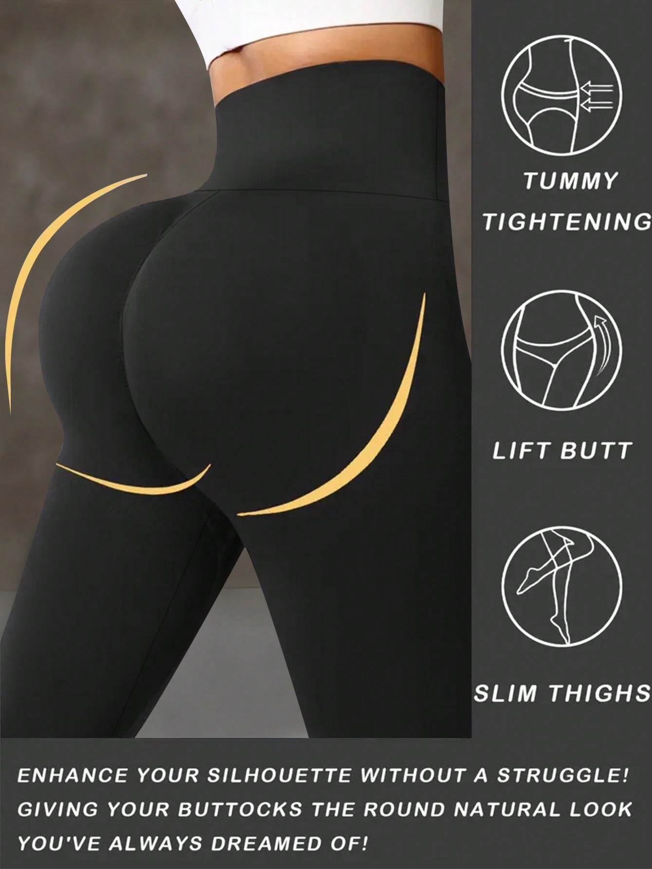 Women High Waist Long Workout Leggings, Summer Sports Casual Pants, Cinched Waist Lifting Yoga Trousers, Firm Abdominal Control Base Layer Pants